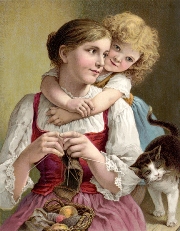 pintura hija abrazabdo madre